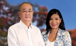 Éric Leung et Yolande Calichiama