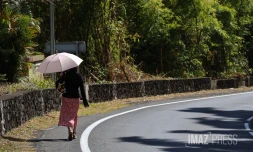 balade avec parasol