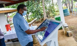 Le Port : une borne digitale pour localiser les sépultures au cimetière marin