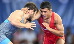 Valentin Damour lutteur réunionnais