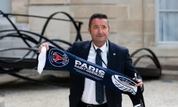 Karl Olive en juin 2025. (MAGALI COHEN / Hans Lucas via AFP)