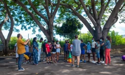Le Port : des activités sportives à l'école Laurent Vergès