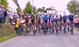 Tour de France : une spectatrice fait chuter des cyclistes à cause de sa pancarte