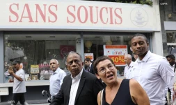 Annick Girardin en visite à saint-denis le 19 septembre 2019