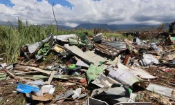 Cyclone Garance déchets 