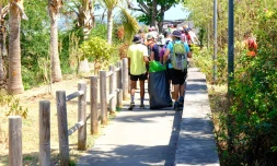 Saint-Paul : les agents mobilisés pour nettoyer le littoral