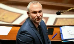 Le ministre délégué chargé des Relations avec le Parlement Laurent Panifous à l'Assemblée nationale à Paris le 3 décembre 2025 ( AFP / Bertrand GUAY )