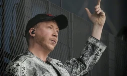 Eddy De Pretto le 10 juillet 2024, Ă La Rochelle ( AFP / Thibaud MORITZ )