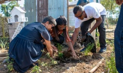 La déchèterie en fête à La Marine