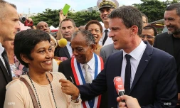 Ericka Bareigts et Manuel Valls 
