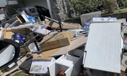 Dépôt sauvage à Sainte-Suzanne