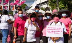 Saint-Benoît : 300 personnes pour la marche rose