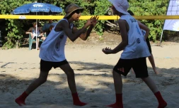 [Photos] Beach-Volley : l'équipe réunionnaise Cat Size Pei obtient la quatrième place au championnat de France des moins de 13 ans