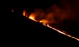 Eruption volcan