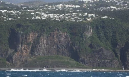 route littoral avant travaux  