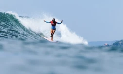 Alice Lemoigne sur la vague d'El Sunzal. (Photos WSL)