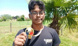 Saint-Joseph : Shiven Tourville sacré champion de France de lutte adaptée