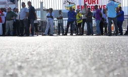 Grève au Port Est