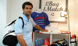 Alexandre Shettle, fondateur de la start-up 1Bag1Match, le 26 juillet 2016 à Paris