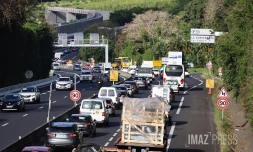 embouteillages vers l'Est , niveau convenance sainte-marie 