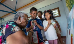 Le Port : une semaine tout en "bleu" pour les gramounes de la commune