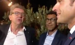 Mélenchon, Macron, Omarjee