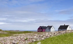 Saint-Pierre-et-Miquelon, à l'est du Canada, compte quelques milliers d'habitants seulement. AFP/Chantal Briand