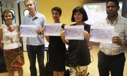 Remise de chèque Odyssea