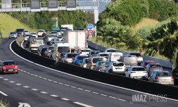 embouteillages de l'est vers le nord