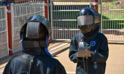 les portois font de l'escrime