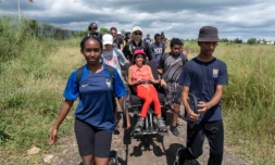 Saint-Paul : Les collégiens du Bernica organise une sortie joelette dans la Savane 