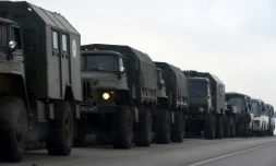 La Russie a envoyé en Ukraine la quasi-totalité des troupes massées ces derniers mois à la frontiÚre entre les deux pays, selon le Pentagone