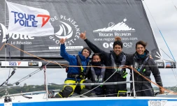 Tour Voile 2025 : victoire de La Réunion sur la Grande Course entre Pornichet et Port-la-Forêt 