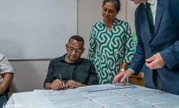 Le Port : deux associations signent la charte Romain Jacob