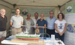 Le Port : la section océan Indien de la Fédération nationale du Mérite maritime présente la Médaille d'honneur des marins (FNMM)