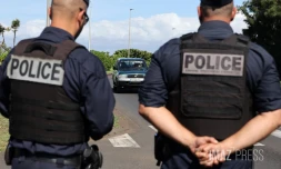 controle routier par la police nationale au Barachois