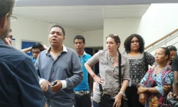 Etudiants au rectorat