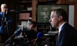 Le procureur français chargĂ© de l'affaire, Olivier Glady, en Moselle, le 7 aoĂ»t 2023. â © JEAN-CHRISTOPHE VERHAEGEN / AFP