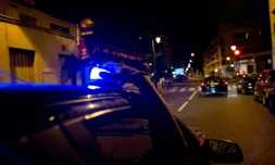 Des policiers de la Brigade Anti Criminalité en patrouille dans la région parisienne