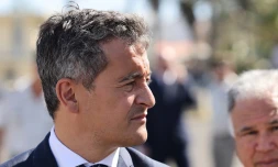 syndicat FSU devant le chu pour visite darmanin