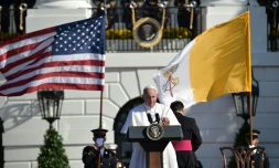 Le pape François à la Maison Blanche, le 23 septembre 2015