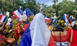 Manifestation pour Wuambushu