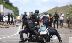 affrontements forces de l'ordre manifestants sun princess