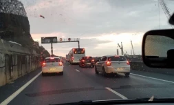 des bouchons se formeraient depuis le Barachois. (Photo Sebastien Mouniama Radar 974)