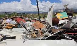 Cyclone Garance déchets 