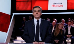 François Fillon sur France 2 dans "L'émission politique", le 23 mars 2017 à Paris