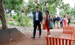 David Lisnard à la découverte des projets dionysiens