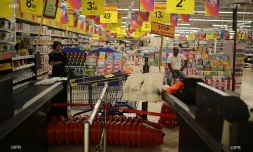 Grève Carrefour Sainte-Clotilde