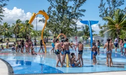 Le Port : les jeux d'eau en mode hiver
