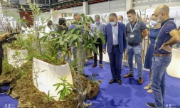 Cyrille Melchior visite le Salon de l'écologie et du développement durable